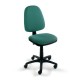 Silla de oficina danubio contacto permanente, respaldo alto y asiento regulable en altura.