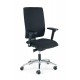 Silla de oficina kind tapizada respaldo alto, sincro y gas.