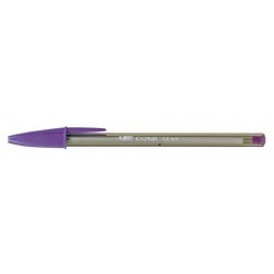 Bolígrafo bic cristal fun, morado