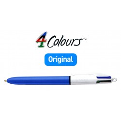 Bolígrafo retráctil multifunción bic 4 colores original.