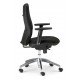 Silla de oficina Vela syncro, respaldo alto con regulación lumbar y asiento regulable en altura.