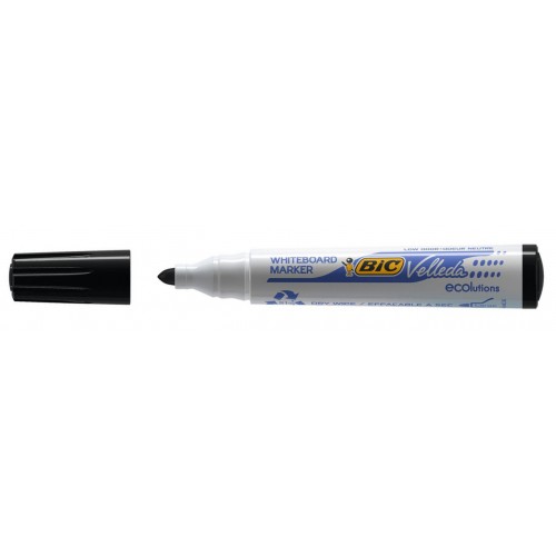 Marcador pizarra blanca bic velleda 1701, negro