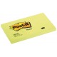 Bloc de notas adhesivas 3m post-it 655 76x127 mm. amarillo neón, pack de 6 blocs