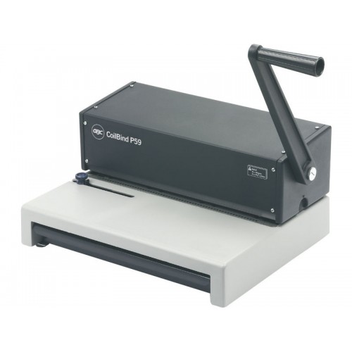 Encuadernadora de espiral metálica gbc coilbind p59