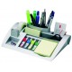 Organizador de sobremesa 3m c-50, 256x168x68 mm. plata