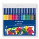 Rotulador escolar staedtler noris club 326 en colores surtidos, estuche de 20 uds.