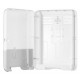 Dispensador para toallas de mano tork elevation h3 en plástico, 333x439x136 mm. blanco/transparente