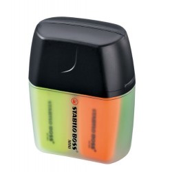 Marcador fluorescente stabilo boss mini, colores surtidos, estuche mini box de 4 uds.