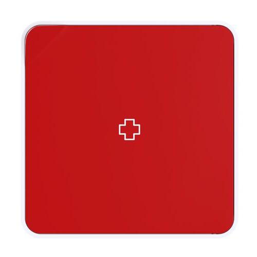 Armario para medicinas paperflow en color rojo.