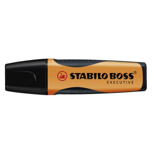 Marcador fluorescente stabilo boss executive naranja.