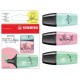 Marcador fluorescente stabilo boss mini pastellove en colores surtidos, estuche de 3 uds.