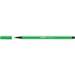 Rotulador punta de fibra stabilo pen 68, verde fluorescente