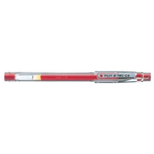 Roller gel pilot g-tec-c4, rojo