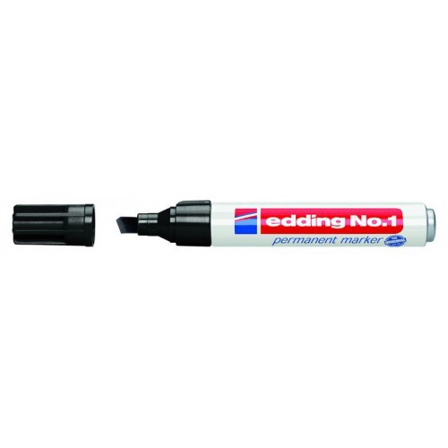 Marcador permanente edding nº 1, negro