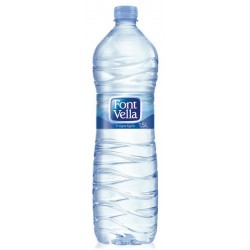 Agua mineral Lanjaron de 330 ml., pack de 42 unidades.