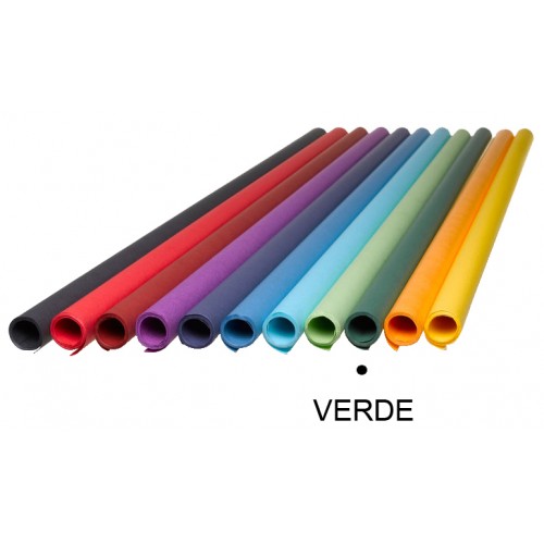 Rollo de papel kraft verjurado fabrisa, 1x5 mts. verde