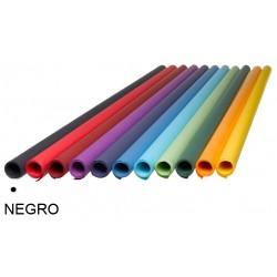 Rollo de papel kraft verjurado fabrisa, 1 x 50 mts. negro