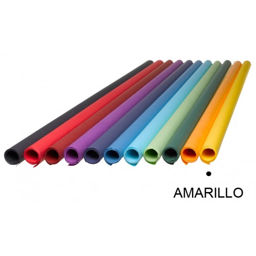 Rollo de papel kraft verjurado fabrisa, 1 x 50 mts. amarillo