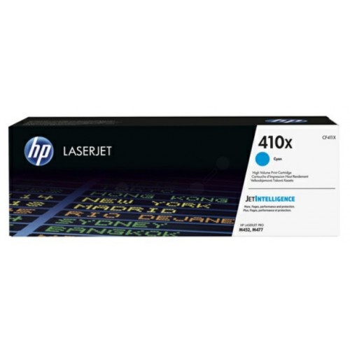 Toner laser hewlett packard color laserjet pro m450 series/pro m452/pro m452dn, 410x cyan