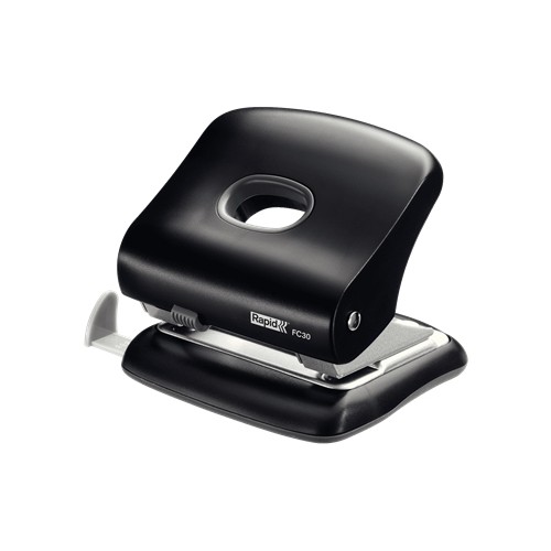 Taladro de 2 punzones rapid fashion fc30 en color negro.