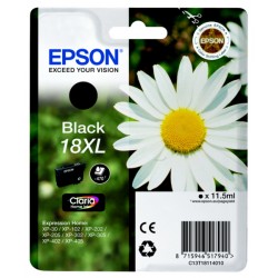 Cartucho ink-jet epson expression home xp-100 series/xp-102, 18xl negro