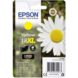 Cartucho ink-jet epson expression home xp-100 series/xp-102, 18xl amarillo