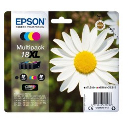 Cartucho ink-jet epson expression home xp-100 series/xp-102, multipack 18xl 4 cartuchos