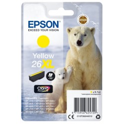 Cartucho ink-jet epson expression premium xp-510/xp-520/xp-600, 26xl amarillo