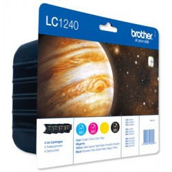 Cartucho ink-jet brother dcp-j525w/j725dw/j925dw, multipack 4 cartuchos