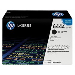 Toner laser hewlett packard laserjet color 4730, 644A negro.