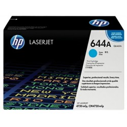 Toner laser hewlett packard laserjet color 4730, 644A cyan.