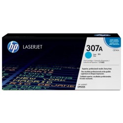 Toner laser hewlett packard laserjet color laserjet cp5200 series/cp5220 series/cp5225, 307a cyan