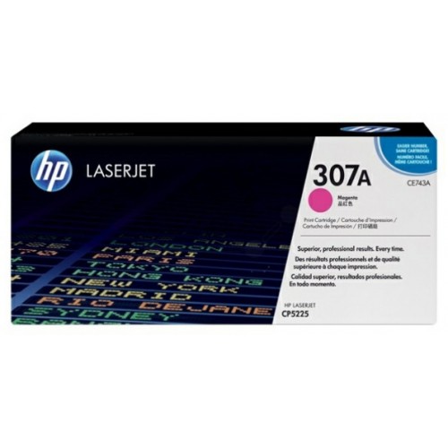 Toner laser hewlett packard laserjet color laserjet cp5200 series/cp5220 series/cp5225, 307a magenta