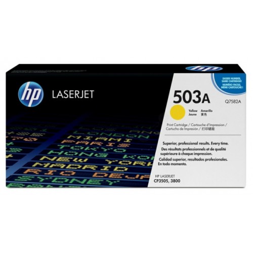 Toner laser hewlett packard laserjet color 3800/3800dn/3800dtn, 503a amarillo