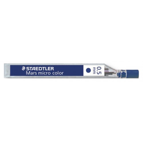 Minas staedtler mars micro color azul 254 05-3, tubo con 12 uds.