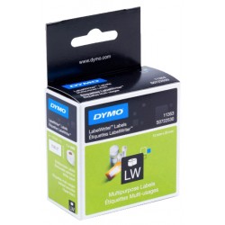 Etiqueta dymo labelwriter™, 13x25 mm. papel blanco, rollo de 1.000 uds.