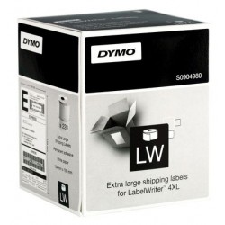 Etiqueta dymo labelwriter™, 104x159 mm. papel blanco, rollo de 220 uds.