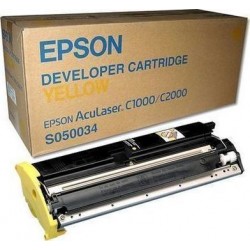 Toner laser epson aculáser c1000/c2000, amarillo