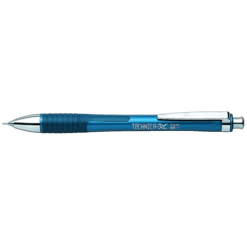 Portaminas recargable pentel technica-x pw45 0,5 mm. en color azul marino.
