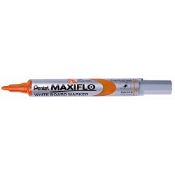 Marcador pizarra blanca pentel maxiflo mwl5s, naranja