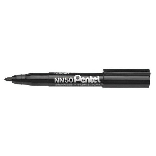 Marcador permanente pentel nn50, negro