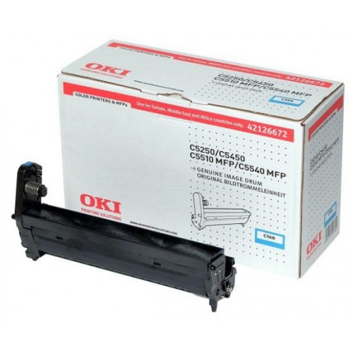 Tambor laser oki c5250/c5450/c5110 mfp/c5540 mfp cyan.