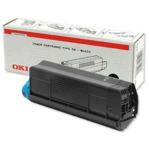 Toner laser oki c3100 negro type c6l.