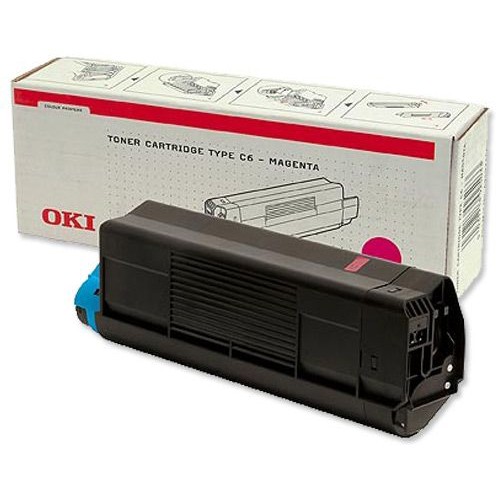 Toner laser oki c3100 magenta type c6l.
