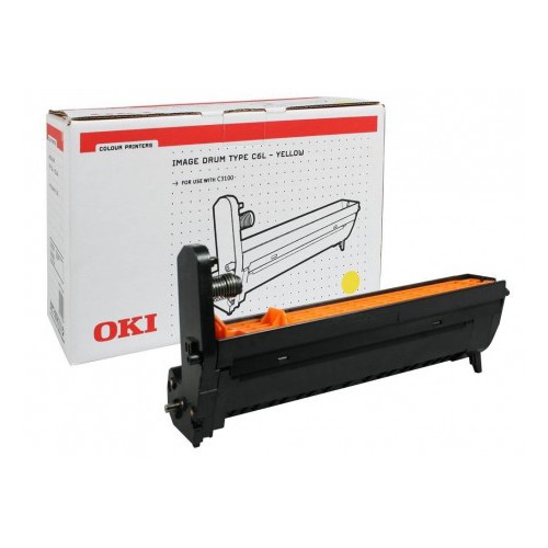 Tambor laser oki c3100 amarillo.