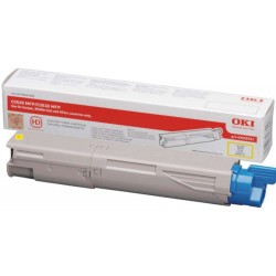 Toner laser oki c3520/mc360 amarillo.