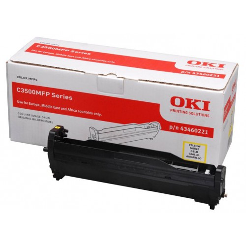 Tambor laser oki c3520/mc360 amarillo.