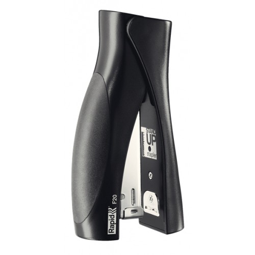 Grapadora de sobremesa vertical rapid ultimate f20, negro