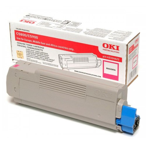 Toner laser oki c5550/5800/5900 magenta type c8.