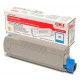 Toner laser oki c5550/5800/5900 cyan type c8.